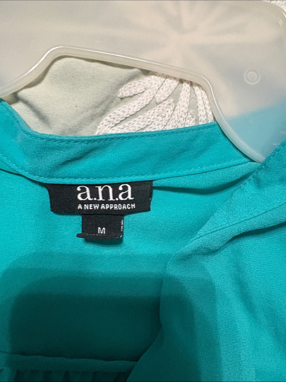 a.n.a Teal Lightweight Women's Blouse